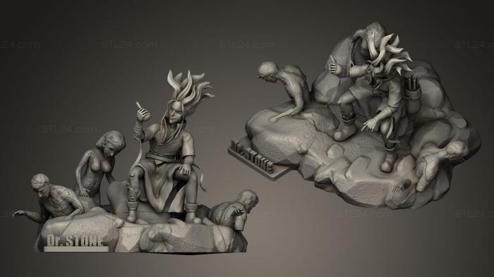 Figurines heroes, monsters and demons (DRSTONE3D Printing, STKM_0021) 3D models for cnc